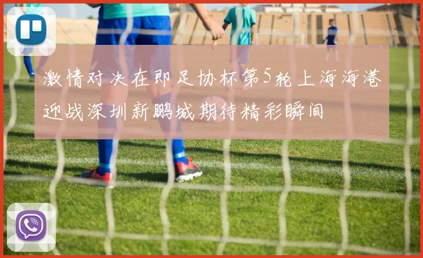 激情对决在即足协杯第5轮上海海港迎战深圳新鹏城期待精彩瞬间